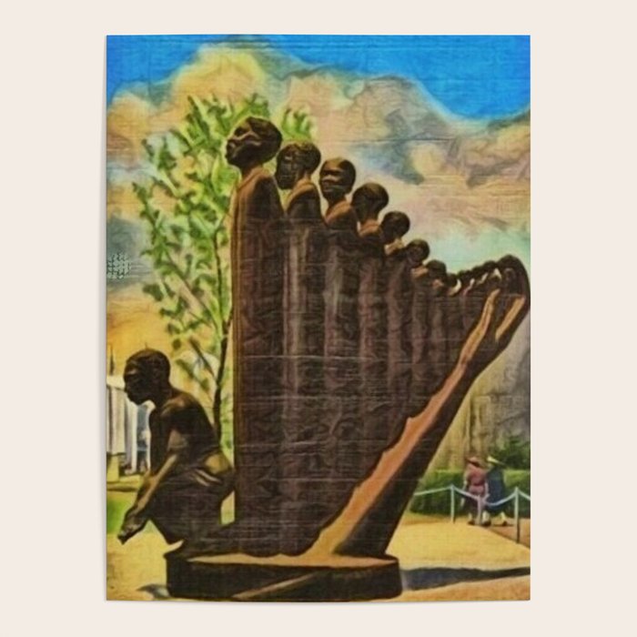African American Masterpiece 'Lift Up Every Voice & Sing' based on the sculpture by Augusta Savage Poster Gallery Image 1