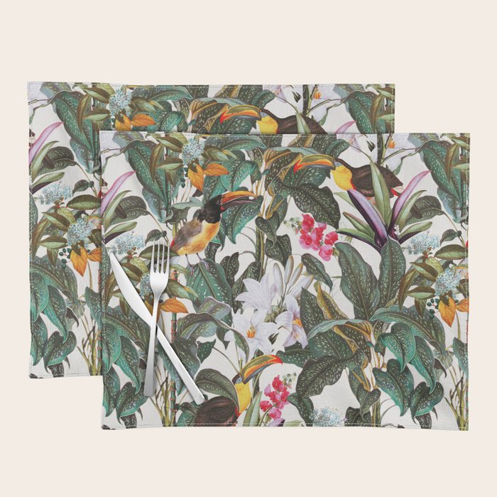 Tropical Toucan Garden Placemat Gallery Image 1