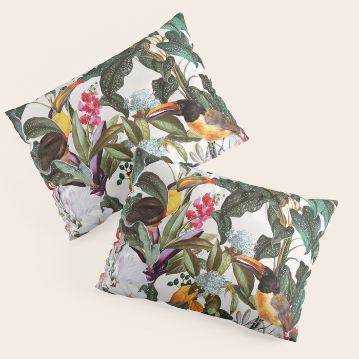 Tropical Toucan Garden Pillow Sham Gallery Image 3