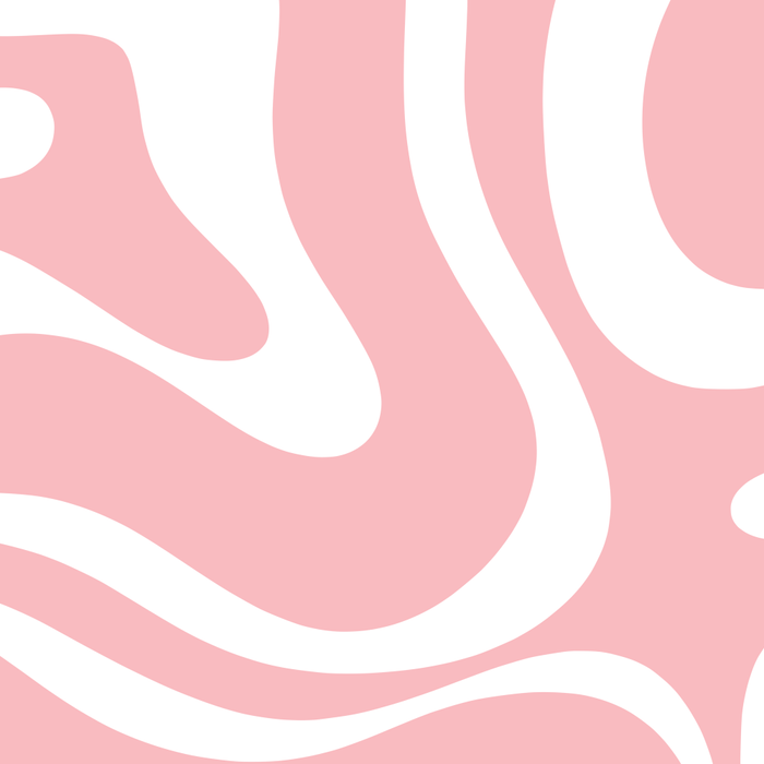 Modern Retro Liquid Swirl Abstract Pattern in Soft Pink Blush and White Coffee Mug Gallery Image 2