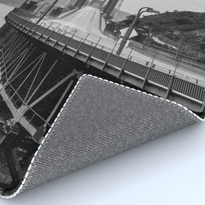 Golden Gate Bridge Black And White Rug Gallery Image 4