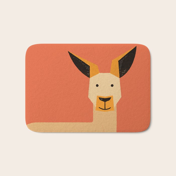 Whimsy Kangaroo Bath Mat Gallery Image 1