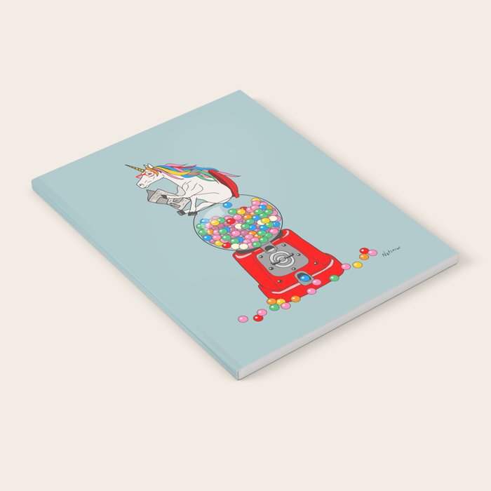 Unicorn Gumball Poop Notebook Gallery Image 1