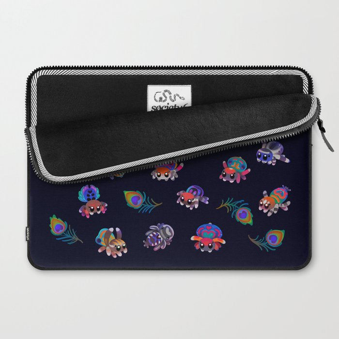 Peacock spider Laptop Sleeve Gallery Image 2