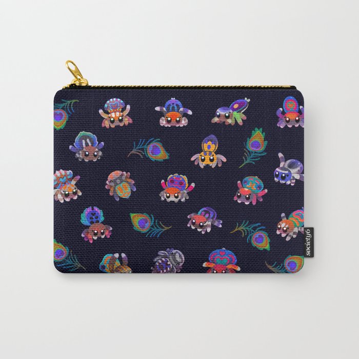 Peacock spider Carry All Pouch Gallery Image 1