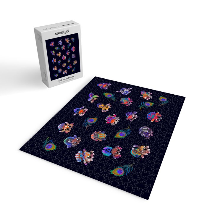 Peacock spider Jigsaw Puzzle Gallery Image 2