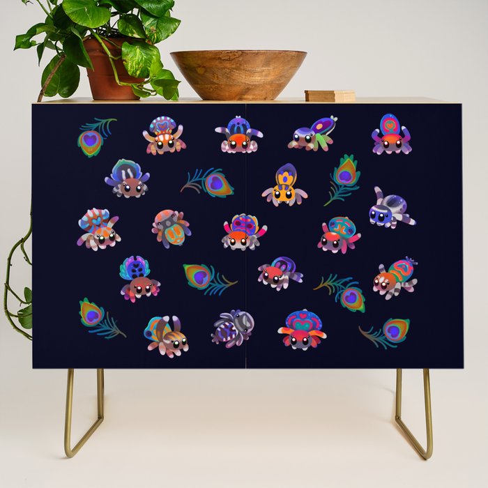 Peacock spider Credenza Gallery Image 1