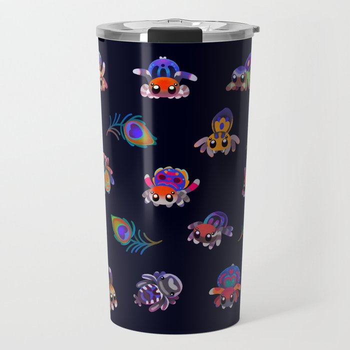 Peacock spider Travel Mug Gallery Image 1