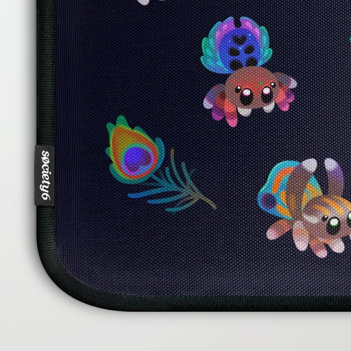 Peacock spider Laptop Sleeve Gallery Image 3