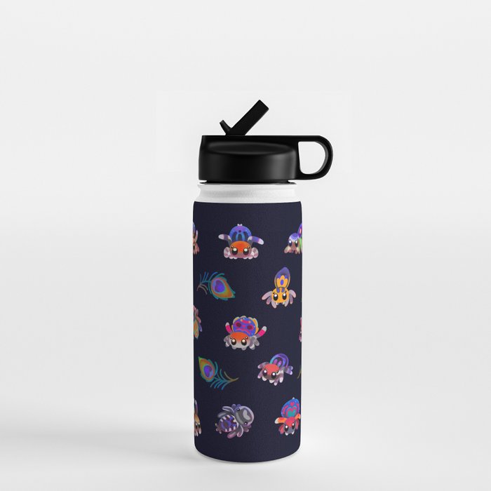 Peacock spider Water Bottle Gallery Image 1