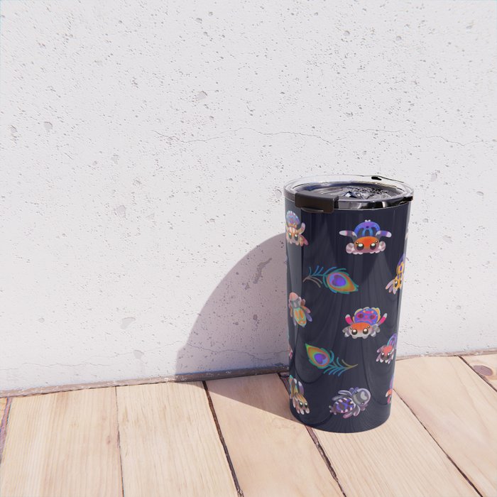 Peacock spider Travel Mug Gallery Image 4