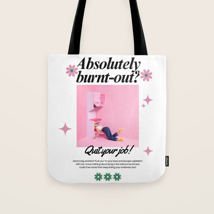 Absolutely burnt-out? Tote Bag Gallery Image 1