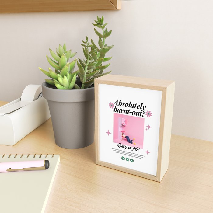 Absolutely burnt-out? Mini Art Print Gallery Image 2