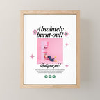 Absolutely burnt-out? Mini Art Print Gallery Image 1