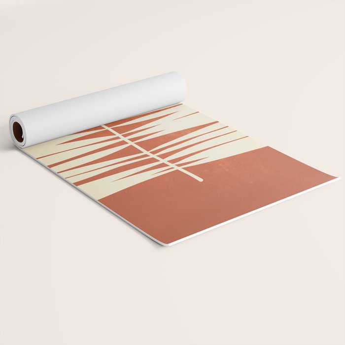 Rust Fern Yoga Mat Gallery Image 2
