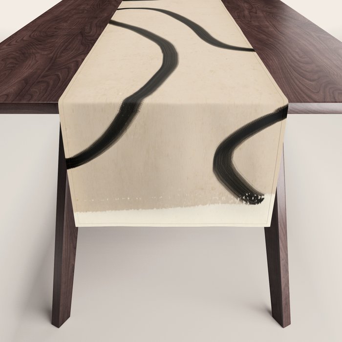 Abstract line art 145 Table Runner Gallery Image 1