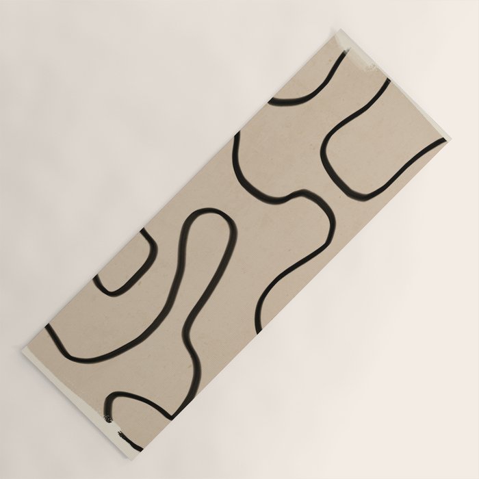 Abstract line art 145 Yoga Mat Gallery Image 1