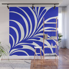 Infinity Blue Leaf - Matisse Wall Mural Gallery Image 1