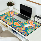Splish splash green Desk Mat Gallery Image 2