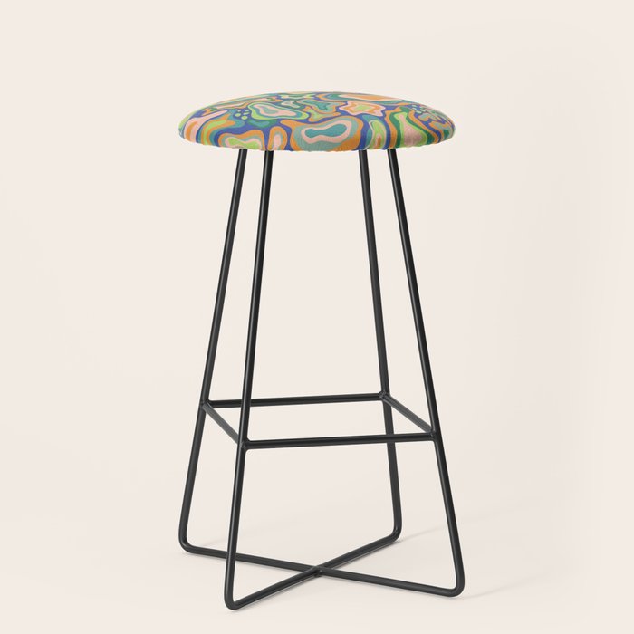 Splish splash green Stool Gallery Image 1