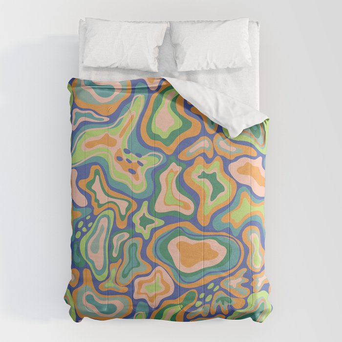 Splish splash green Comforter Gallery Image 6