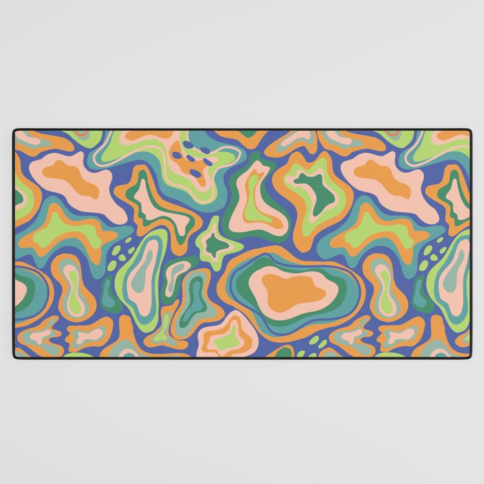 Splish splash green Desk Mat Gallery Image 3