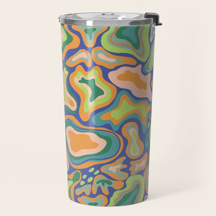 Splish splash green Travel Mug Gallery Image 2