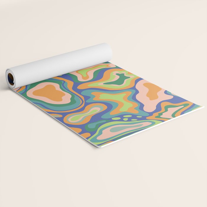 Splish splash green Yoga Mat Gallery Image 2