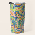Splish splash green Travel Mug Gallery Image 3