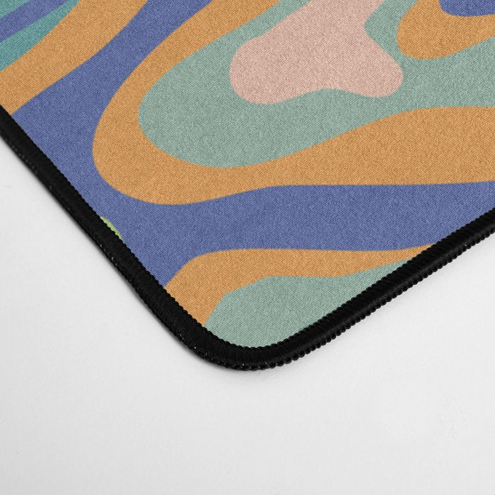 Splish splash green Desk Mat Gallery Image 4