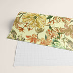 Watercolor Golden Bloom Wrapping Paper Gallery Image 2