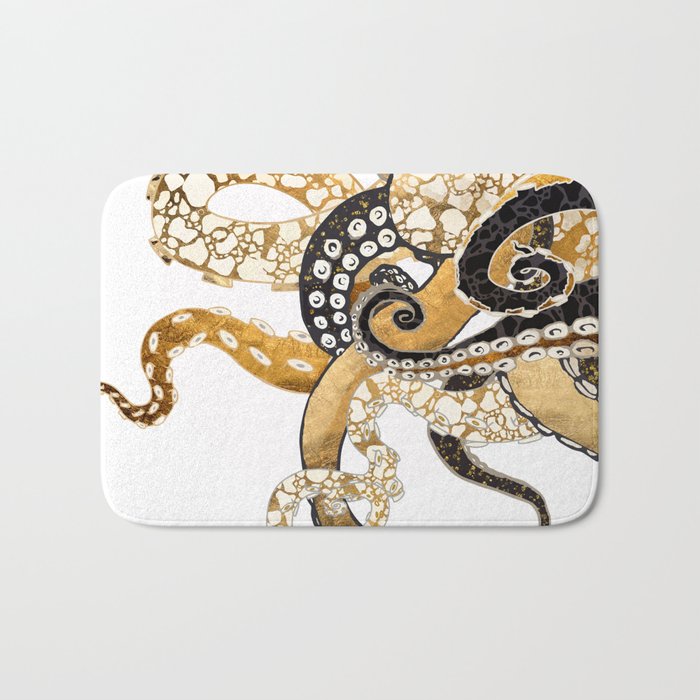 Metallic Octopus Bath Mat Gallery Image 1