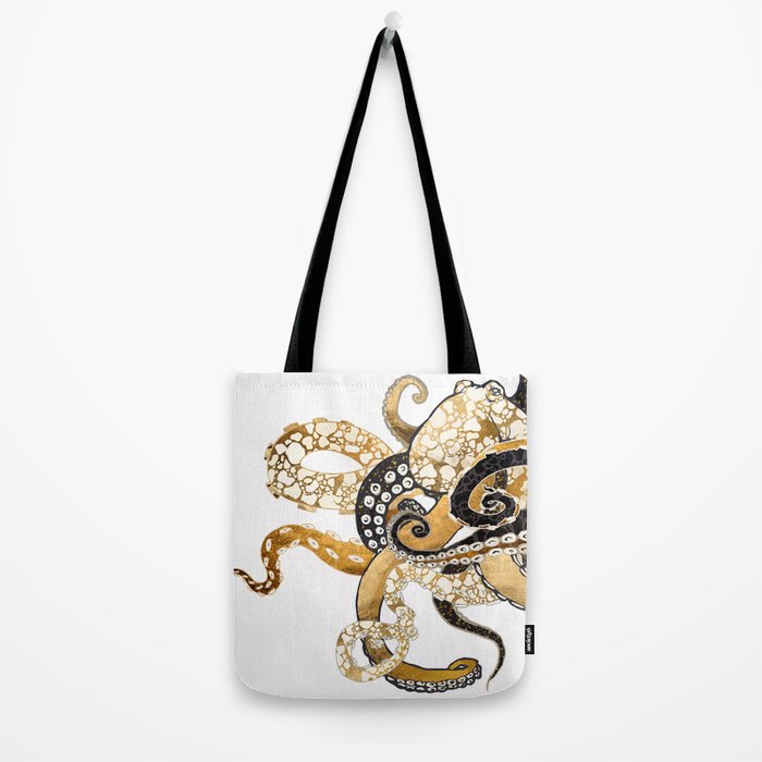 Metallic Octopus Tote Bag Gallery Image 2