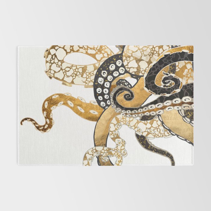 Metallic Octopus Rug Gallery Image 2