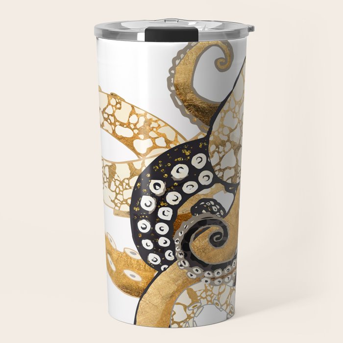 Metallic Octopus Travel Mug Gallery Image 1