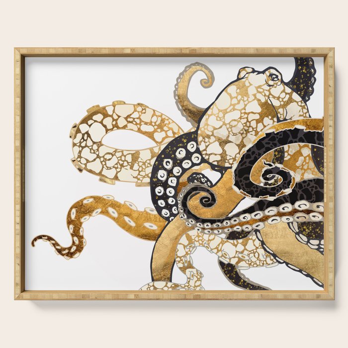 Metallic Octopus Serving Tray Gallery Image 1