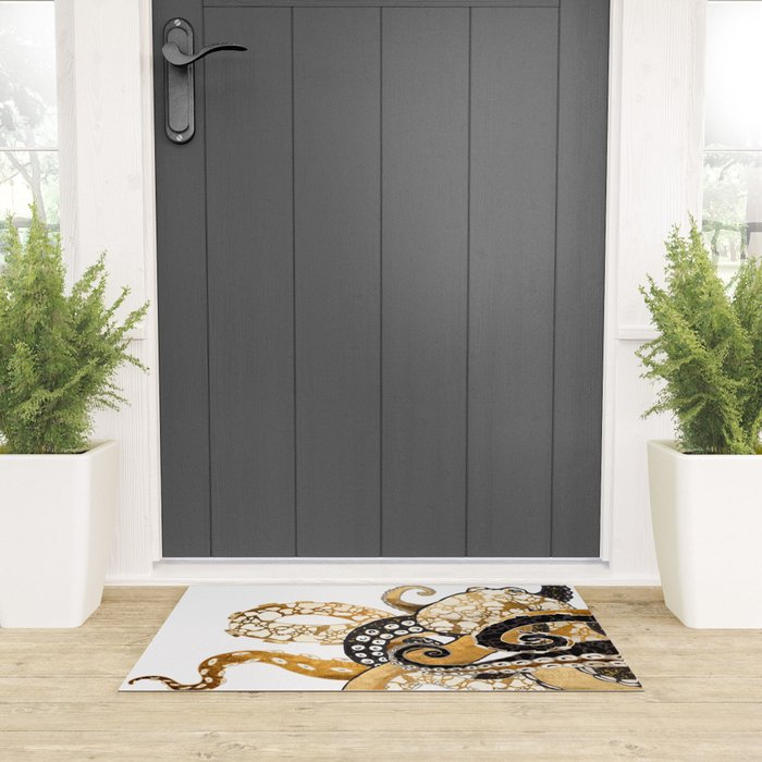 Metallic Octopus Welcome Mat Gallery Image 3