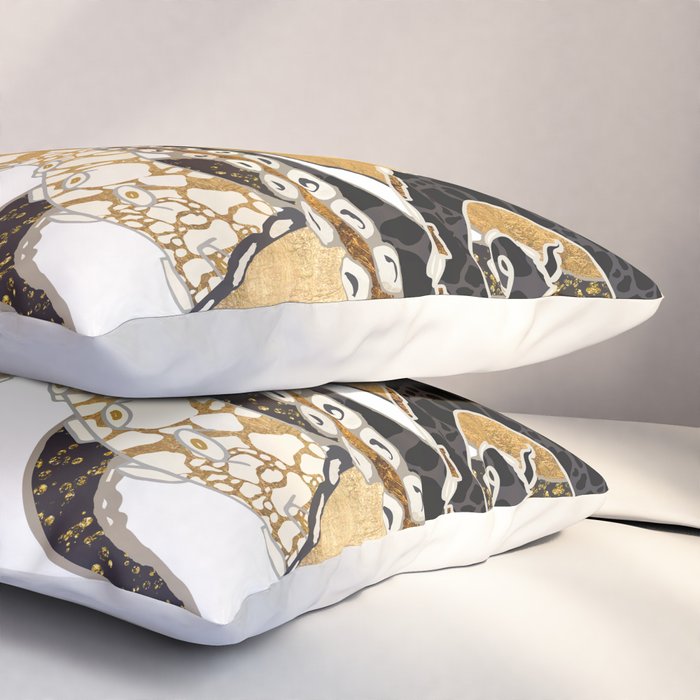 Metallic Octopus Pillow Sham Gallery Image 3