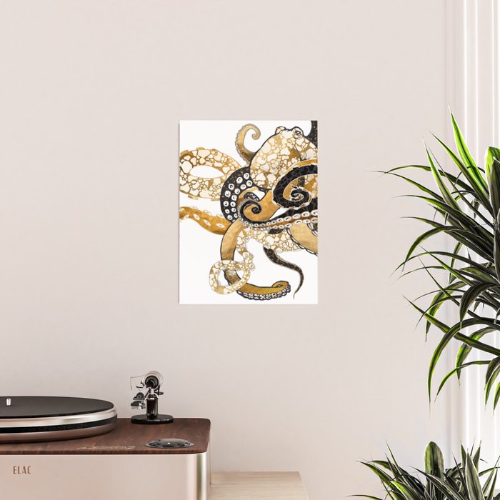 Metallic Octopus Poster Gallery Image 2