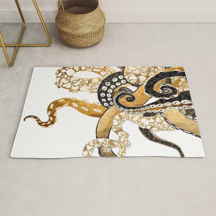 Metallic Octopus Rug Gallery Image 1