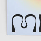 Modern soft blur gradient typography art Poster Gallery Image 3