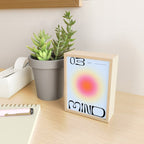 Modern soft blur gradient typography art Mini Art Print Gallery Image 2