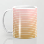 Ombre Arch XIII Pastel Sunset Gradient Modern Geometric Lines Coffee Mug Gallery Image 3