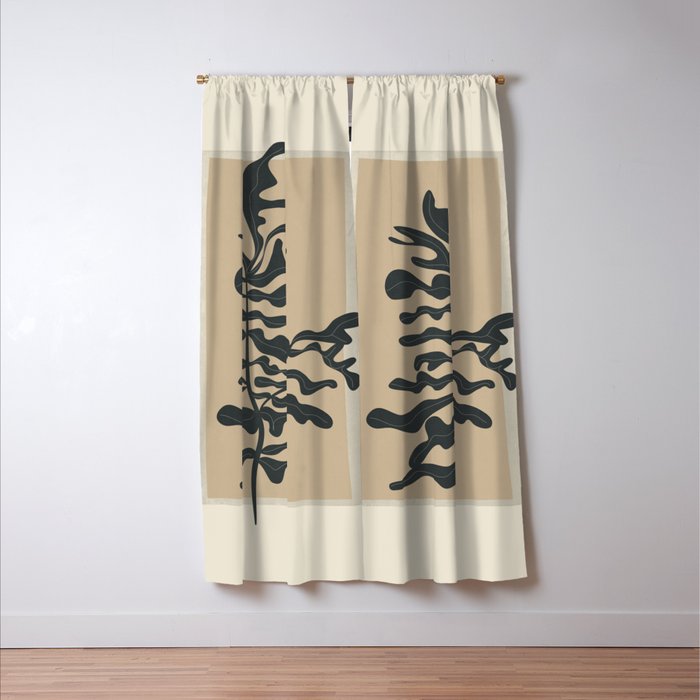 Branching Silhouettes Window Curtain Gallery Image 3
