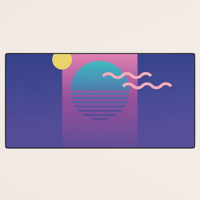 Memphis Pattern 36 / 80s - 90s Retro Desk Mat Gallery Image 3