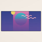 Memphis Pattern 36 / 80s - 90s Retro Desk Mat Gallery Image 3