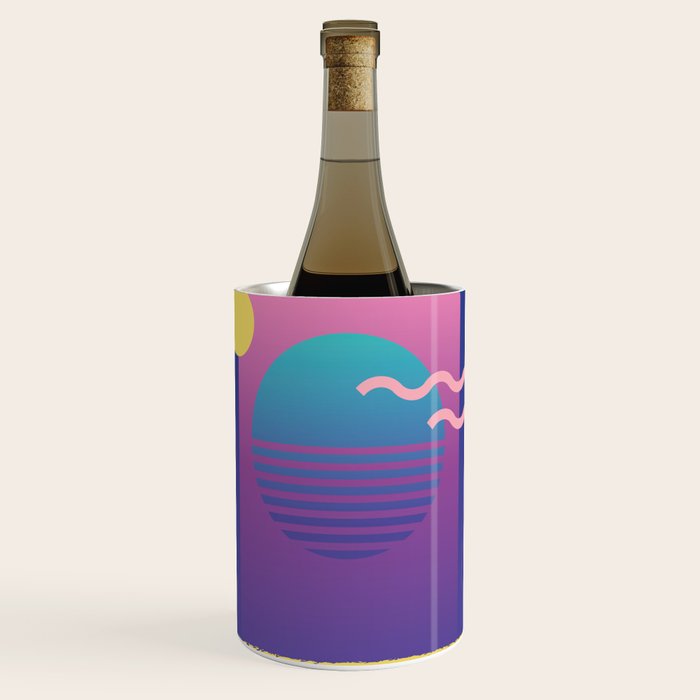 Memphis Pattern 36 / 80s - 90s Retro Wine Chiller Gallery Image 1