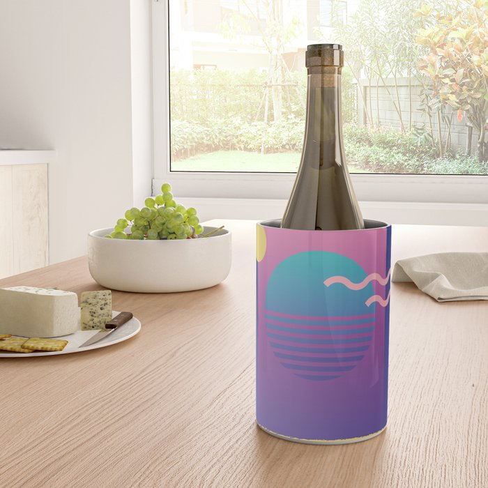 Memphis Pattern 36 / 80s - 90s Retro Wine Chiller Gallery Image 4