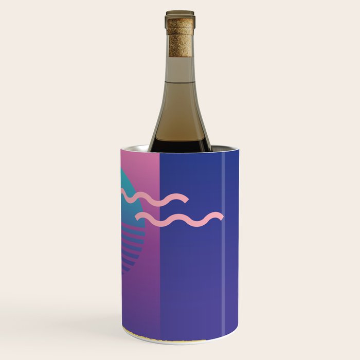 Memphis Pattern 36 / 80s - 90s Retro Wine Chiller Gallery Image 3