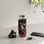 Traditional Tattoo Panther  Water Bottle Gallery Image 4